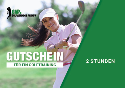 Gutschein Golftraining Doppelstunde